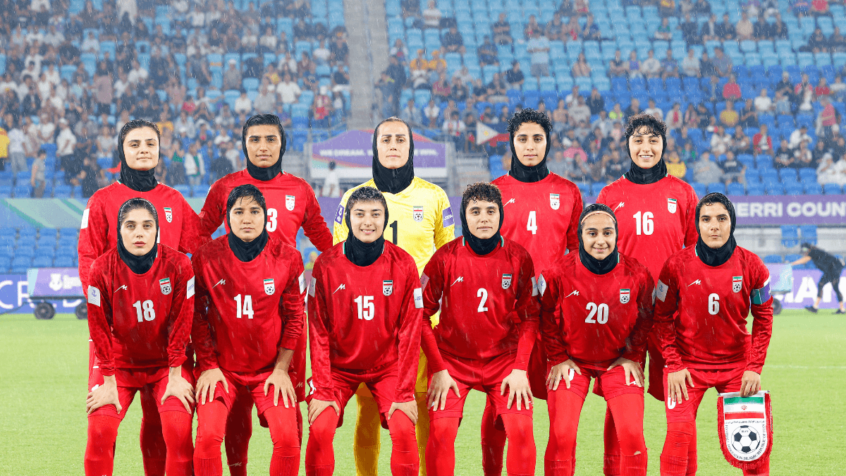 What's going on with Iran's women's football team?