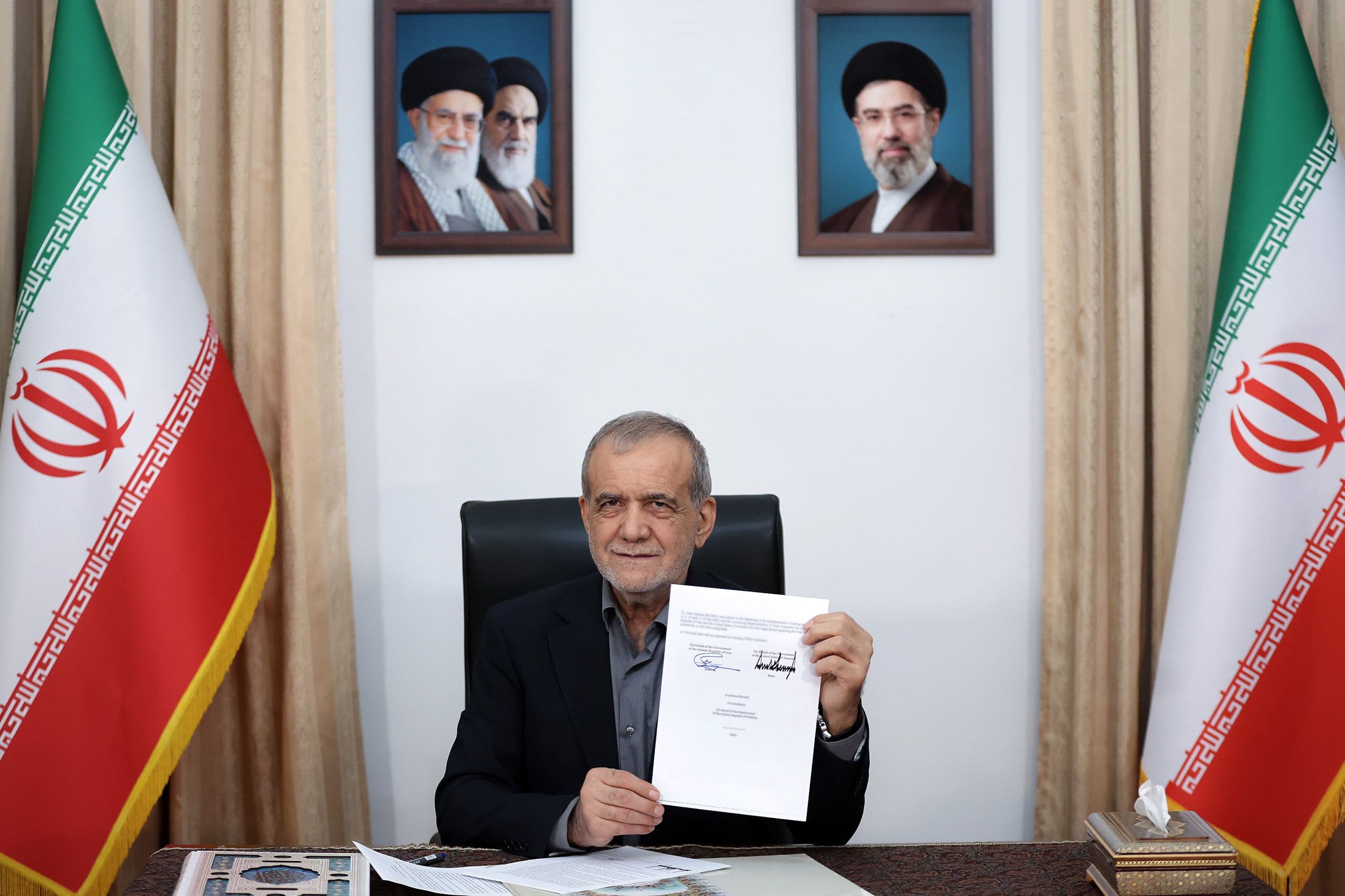 Peace deal between the U.S. and Iran officially signed