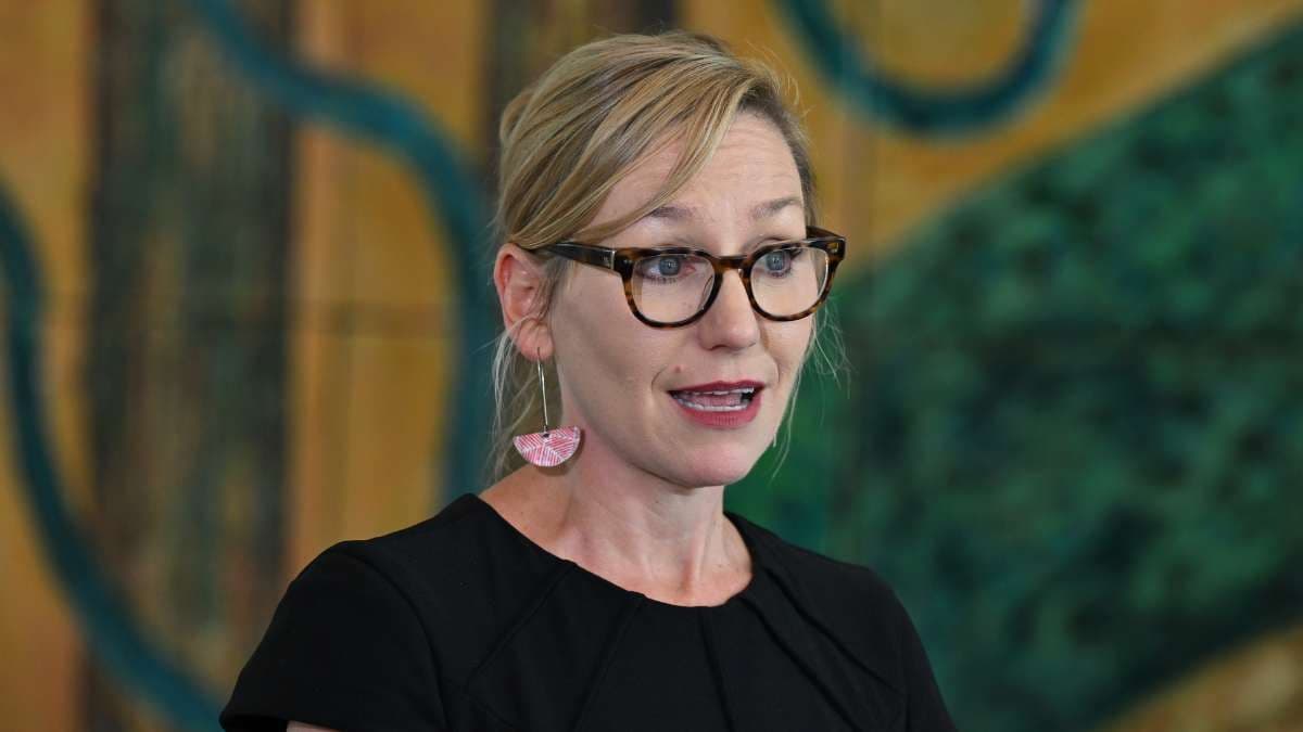 Larissa Waters has been named the new leader of the Greens