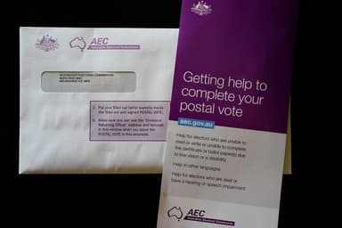 The postal votes cut off for the federal election is today