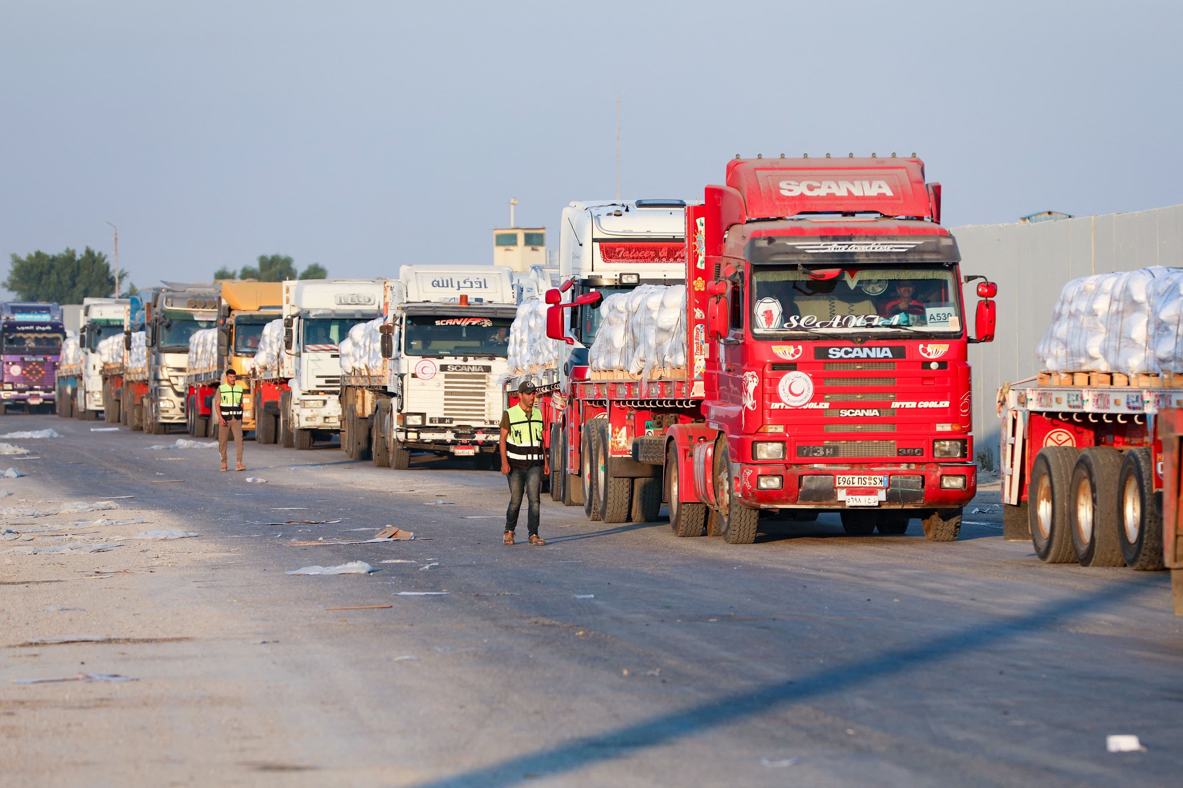 The latest on Israel's restrictions of aid to Gaza