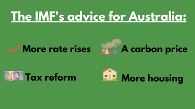 The IMF’s wish list for Australia’s economy