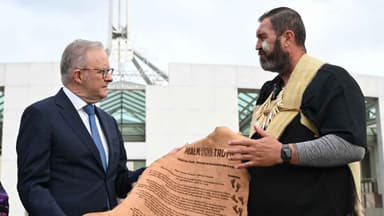 An 800km First Nations-led walk to Parliament finished today