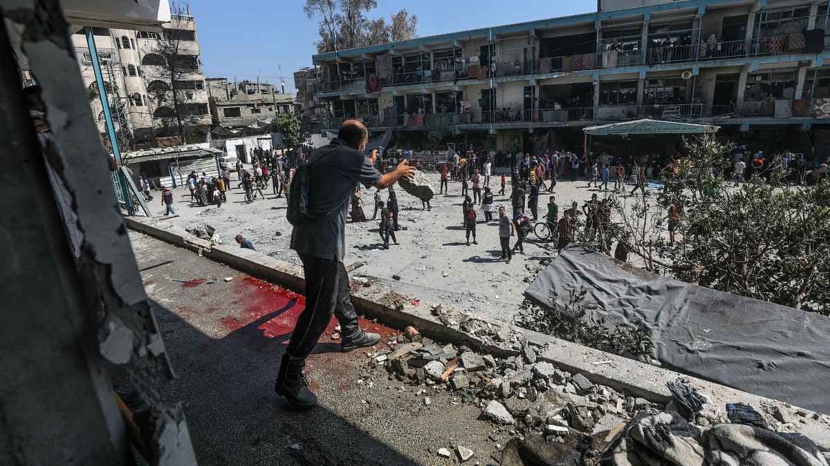 An Israeli airstrike on a Gaza school killed 40 people