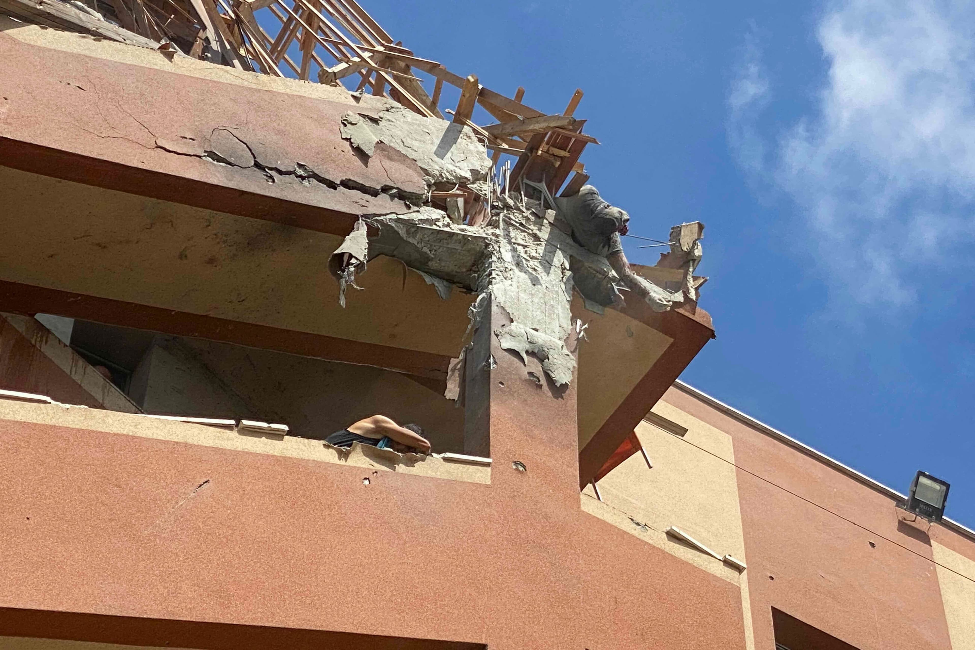 Israel fired on a Gaza hospital twice, killing at least 20