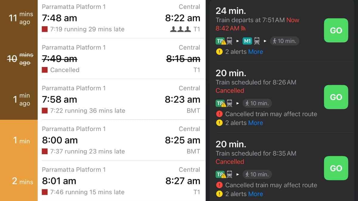 When will industrial action on Sydney trains end?