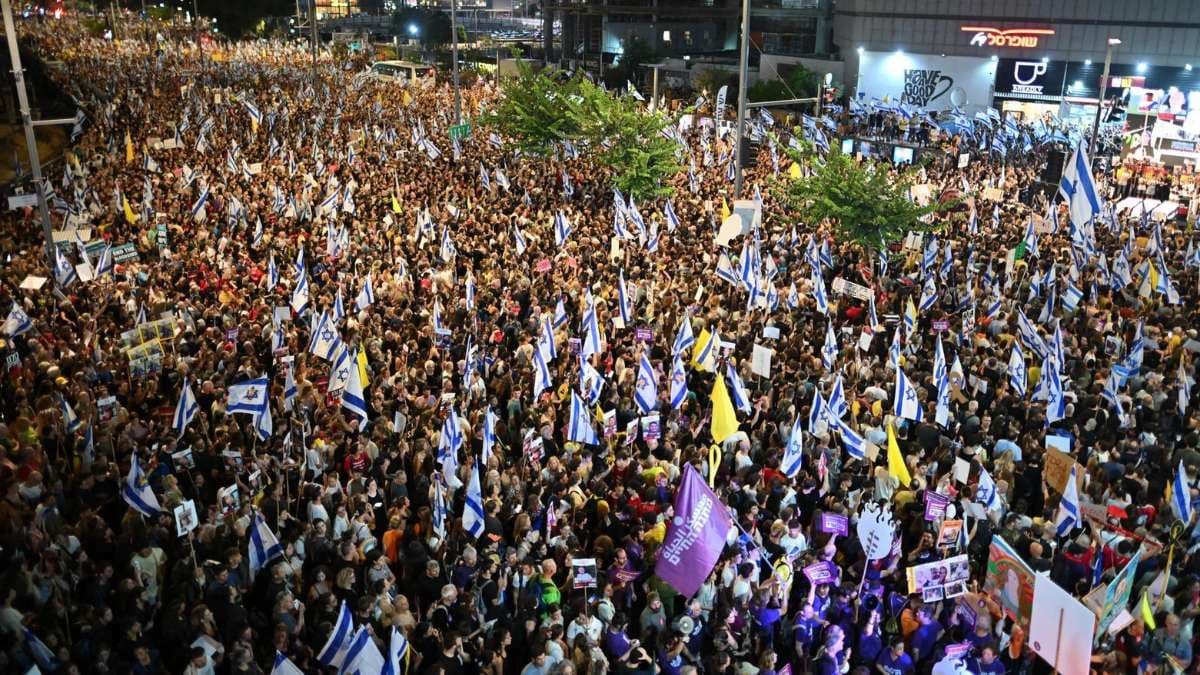Protesters in Israel are calling for an immediate hostage deal